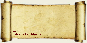 Jelisaveta Trifunović vizit kartica